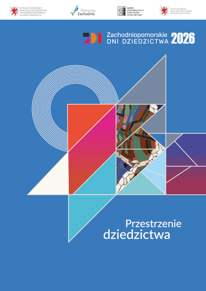 Zachodniopomorskie Dni Dziedzictwa 2026 – Przestrzenie dziedzictwa - plakat
