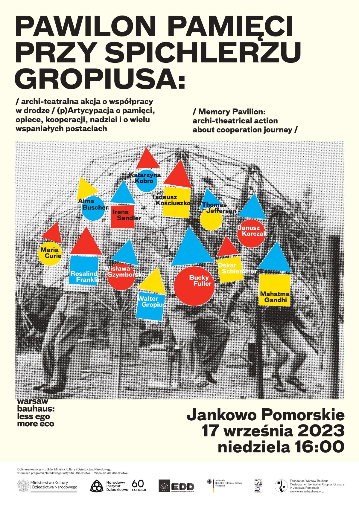 Pawilon Pamięci przy Spichlerzu Gropiusa - plakat