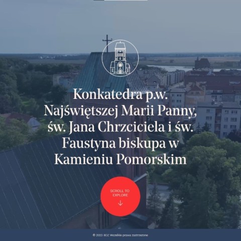 Powiększ obraz: Konkatedra Najświętszej Marii Panny, św. Jana Chrzciciela i św. Faustyna biskupa w Kamieniu Pomorskim.